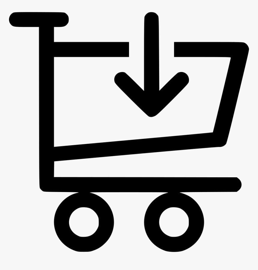 Ecommerce Cart Download Png Clipart , Png Download - Icon Cart Png White Outline, Transparent Png, Free Download