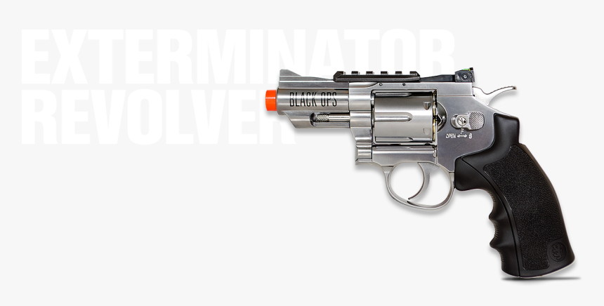 Exterminator Full Metal Revolver - Revolver Pellet Gun, HD Png Download, Free Download
