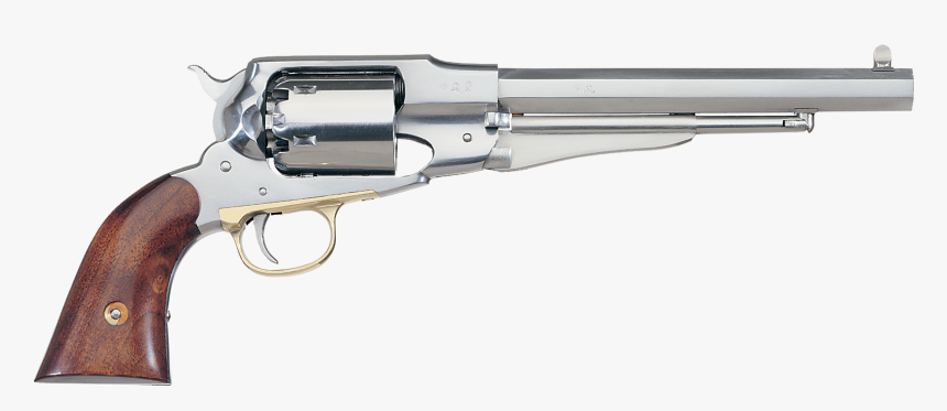 1858 New Army Revolver , Png Download - Remington 1858 New Army Target, Transparent Png, Free Download