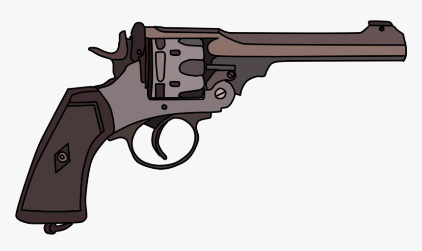 Clip Art Handgun Png For - Webley And Scott 455, Transparent Png, Free Download