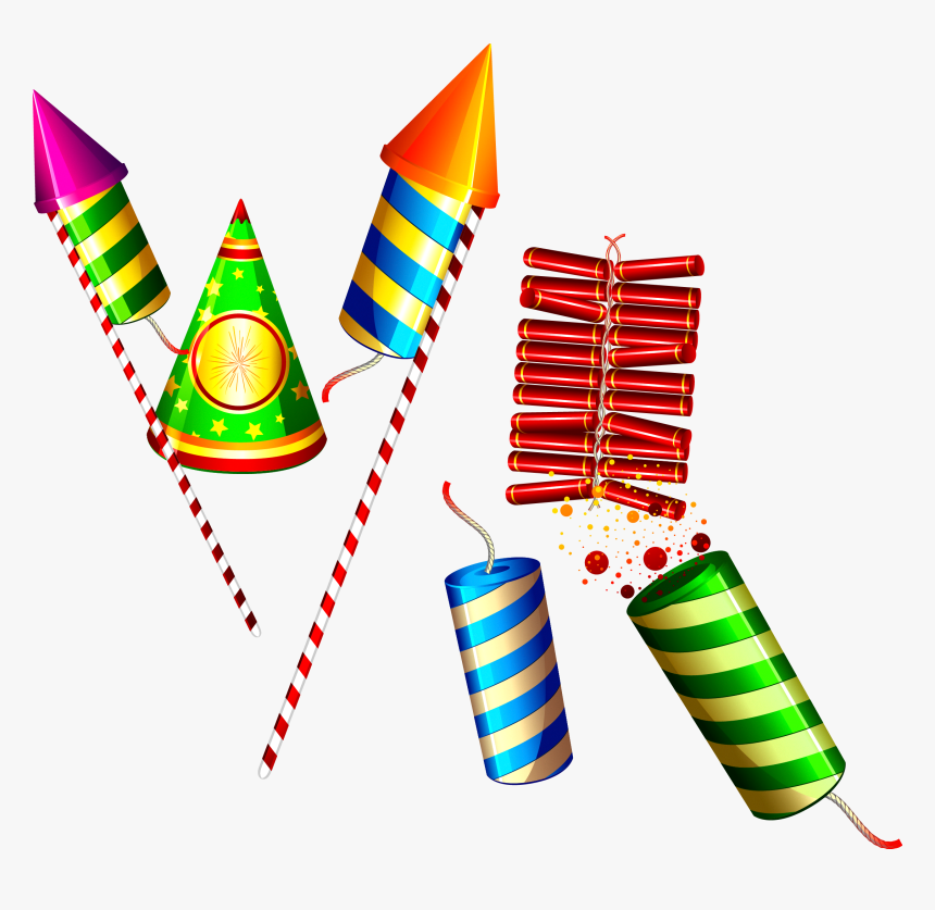 Transparent Firecrackers Clipart - Diwali Crackers Png, Png Download, Free Download