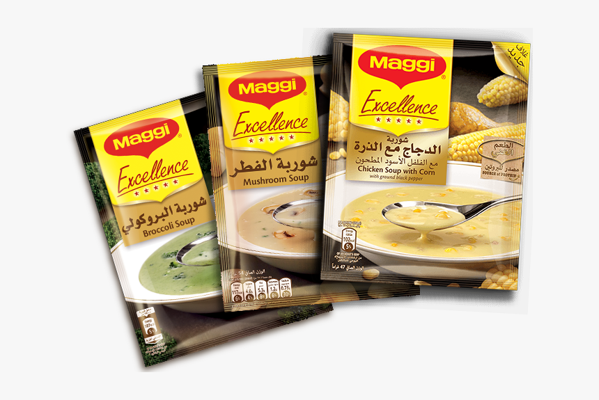Maggi Excellence Soups - Maggi Soup Excellence Mushroom 3 * 54g, HD Png Download, Free Download