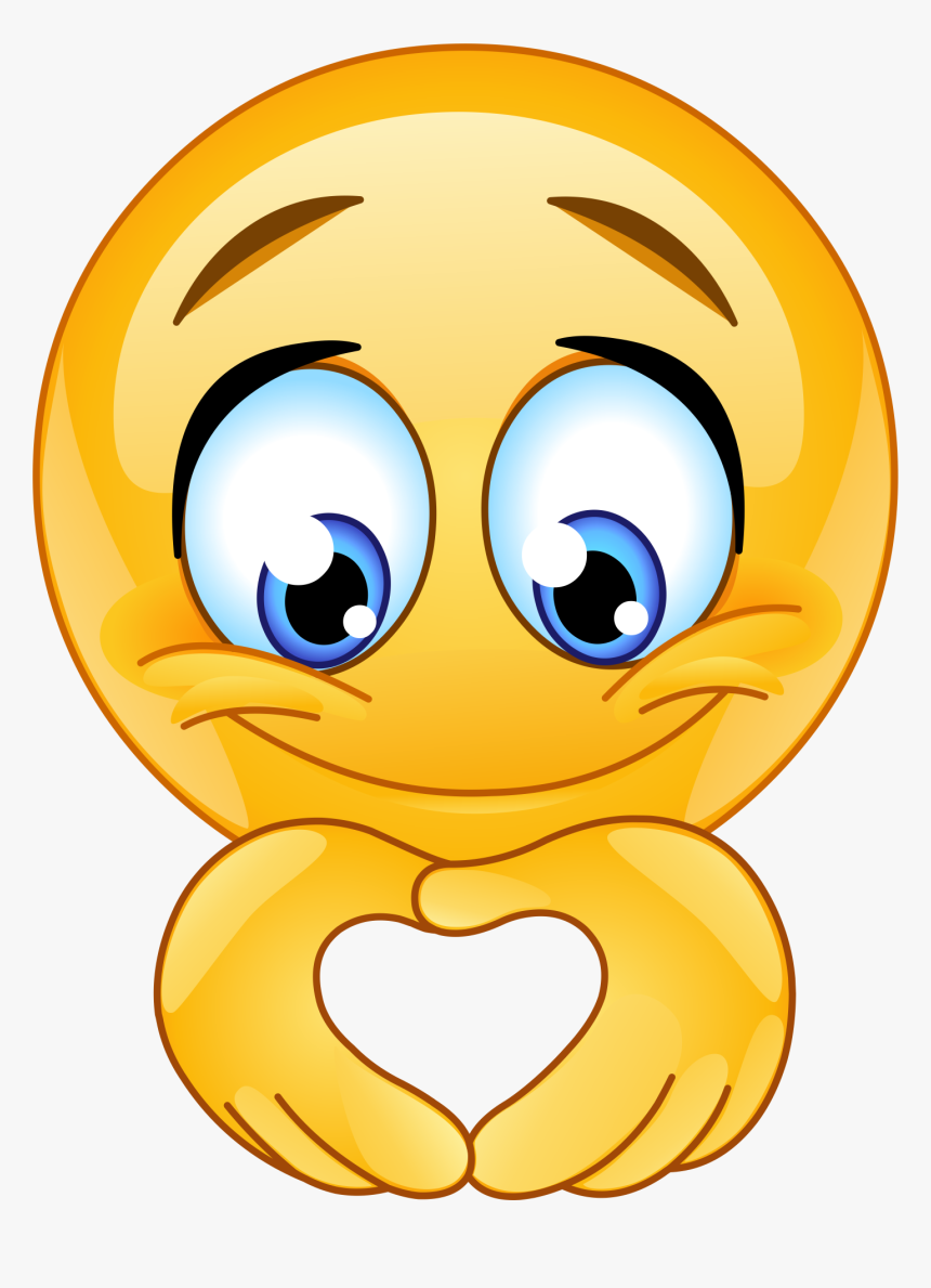 Heart Hands Emoji 54 Decal - Heart With Hands Emoji, HD Png Download, Free Download