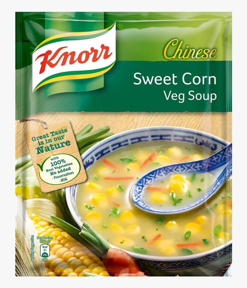Knorr Soups Png Pics - Knorr Sweet Corn Vegetable Soup, Transparent Png, Free Download