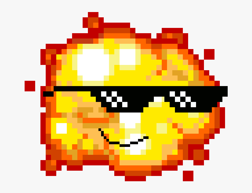 8 Bit Explosion Png, Transparent Png, Free Download