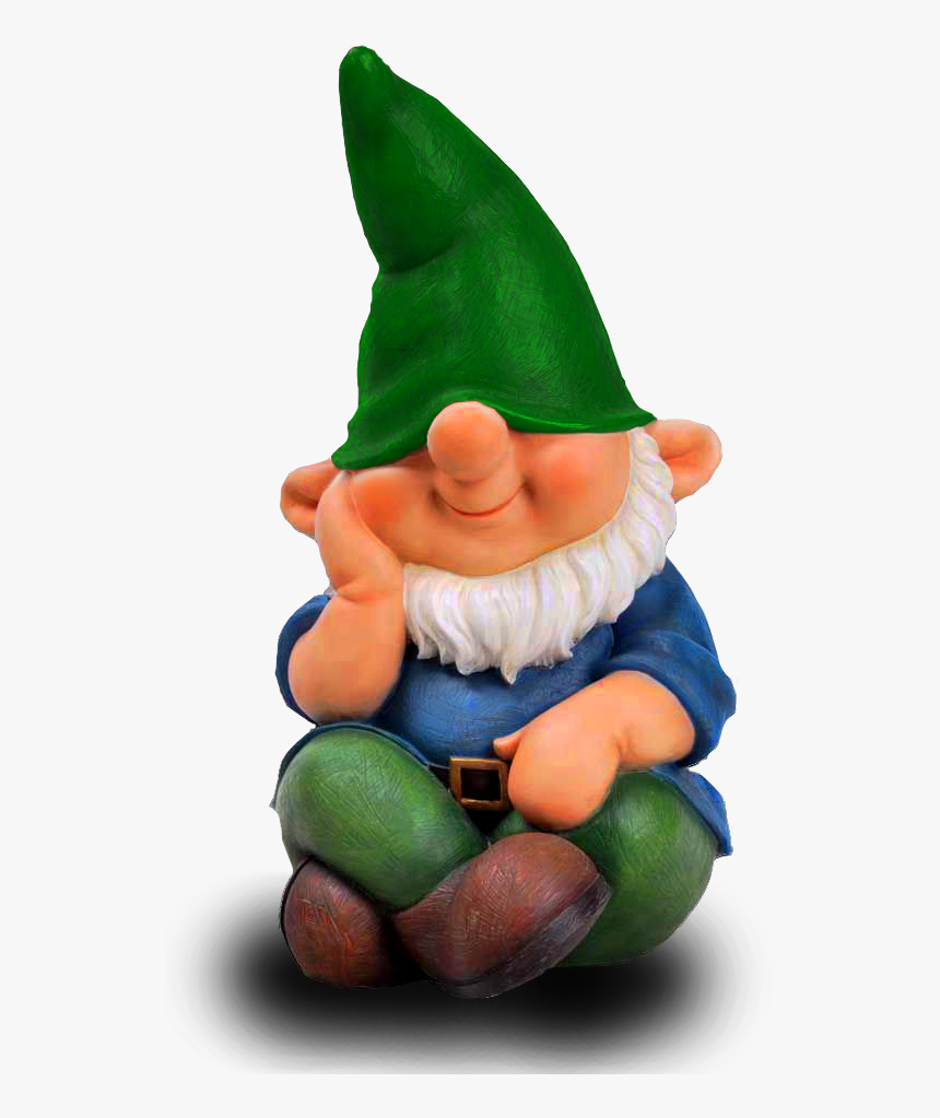 Garden Gnomes Sitting Down, HD Png Download, Free Download