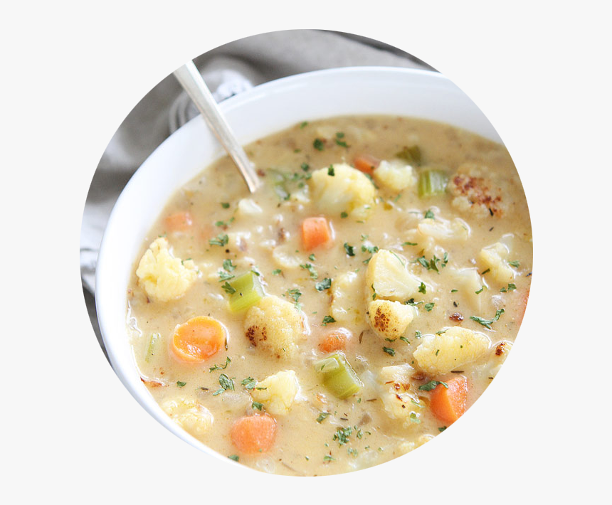 Creamy Cauliflower Chowder - Soup, HD Png Download, Free Download