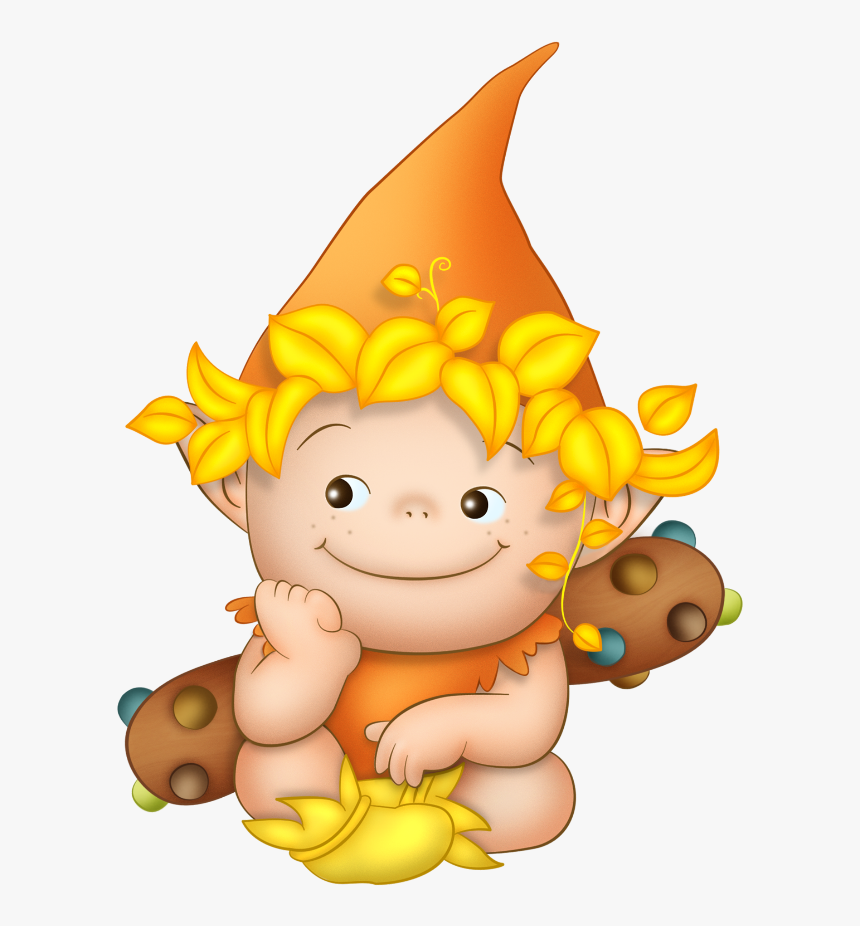 #mq #child #autumn #gnome - Pixie Cartoon, HD Png Download, Free Download