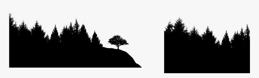 Forest Silhouette Png Download Forest Silhouette Transparent - Forest Silhouette Transparent Background, Png Download, Free Download