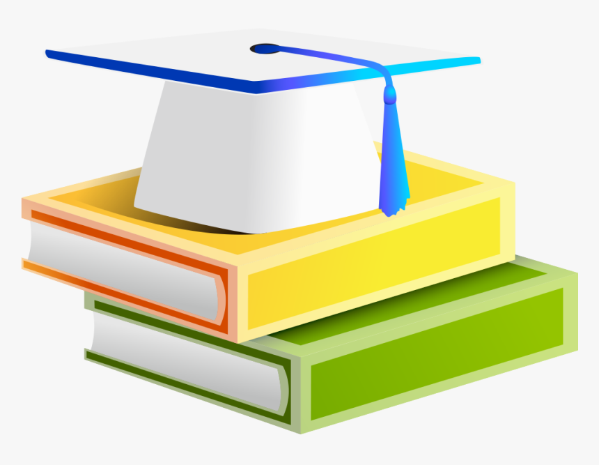 Textbook Clipart Graduation Cap - Book With Degree Clipart, HD Png ...