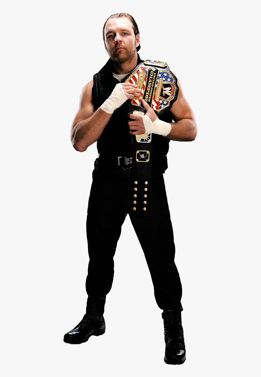 Dean Ambrose Us Champion By The Rocker 69-d67t2og - Wwe Dean Ambrose United States Championship, HD Png Download, Free Download