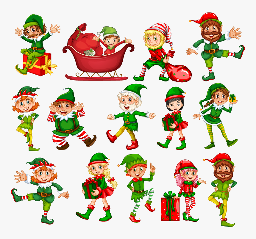 #elf #elves #gnome #gnomes #christmas #terrieasterly - Christmas Elf Vector Free, HD Png Download, Free Download