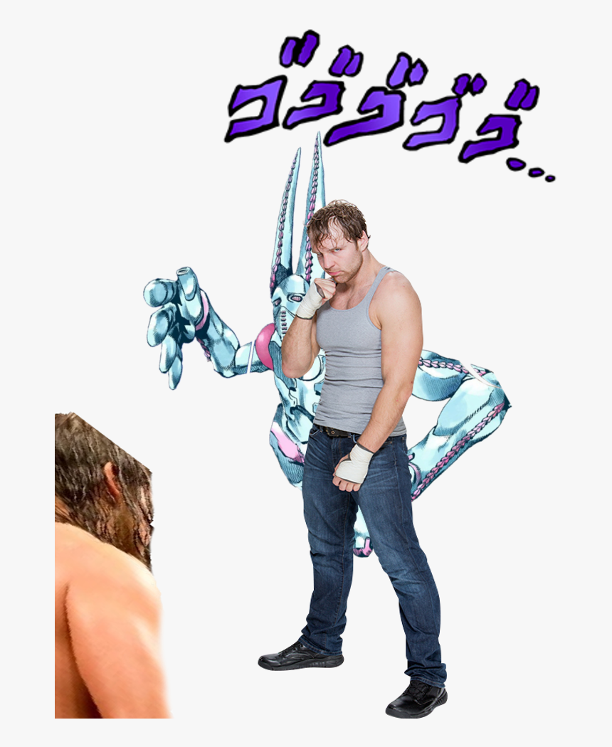 Dean Ambrose And His S T A N D O T Shirts Roblox Jojo Hd Png Download Kindpng - roblox t shirt moon legion