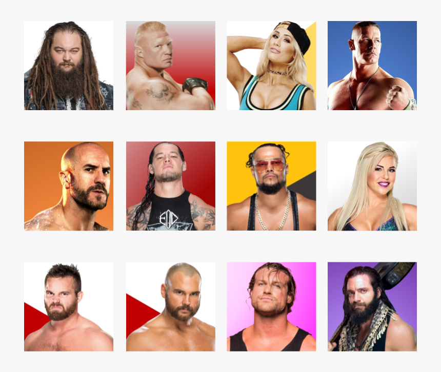 Aj Styles Dean Ambrose Apollo Crews Asuka Curtis Axel - Collage, HD Png Download, Free Download