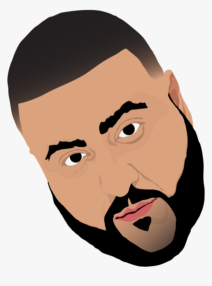 Transparent Dj Khaled Face Png - Illustration, Png Download, Free Download