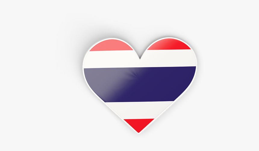 Download Flag Icon Of Thailand At Png Format - Thailand Flag Heart Png, Transparent Png, Free Download