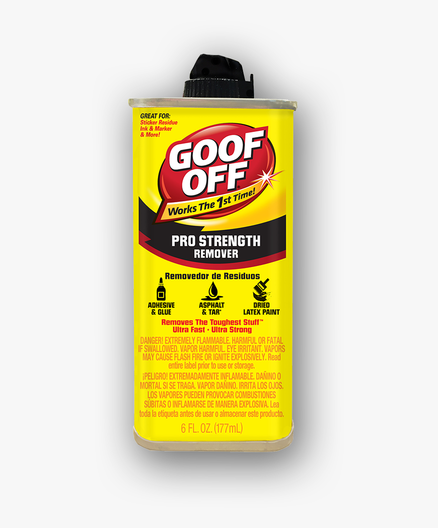 Pro Strength Remover - Goof Off Pro Strength Remover, HD Png Download, Free Download