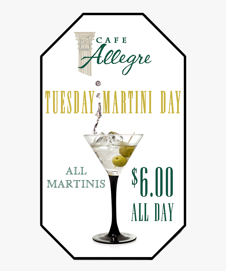 Tuesday Martini Day - Classic Cocktail, HD Png Download, Free Download
