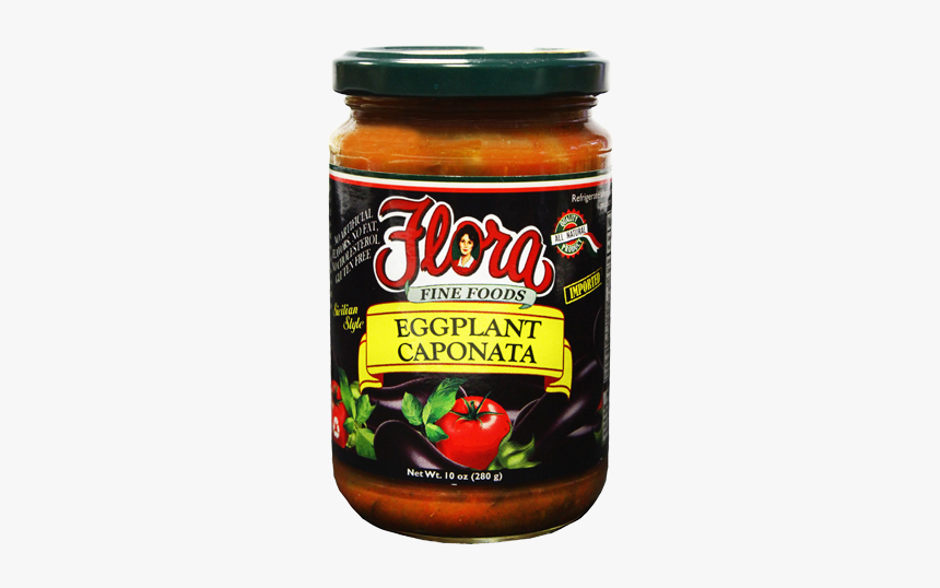 Eggplant Caponata - Flora Foods, HD Png Download, Free Download