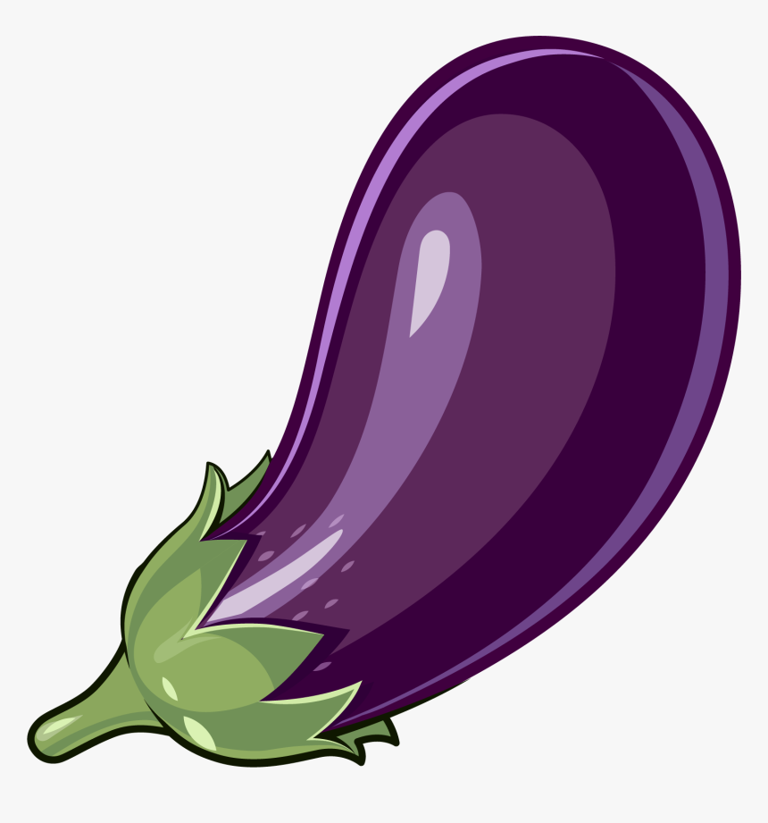 Eggplant Clipart Color Purple - Eggplant Clipart Png, Transparent Png, Free Download