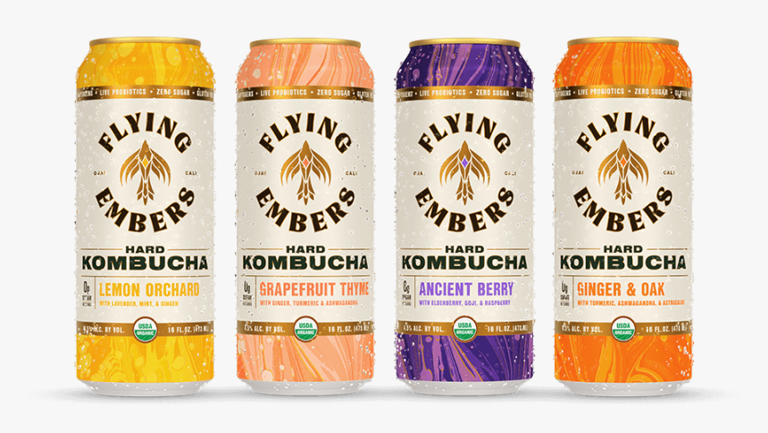 Flying Embers Hard Kombucha, HD Png Download, Free Download