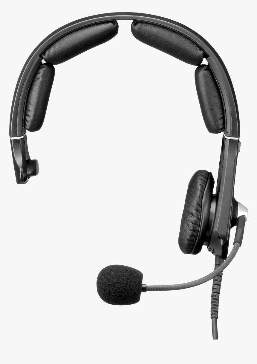 Headphones Xlr Connector Headset Microphone Telex - Headphones With Mic Transparent, HD Png Download, Free Download