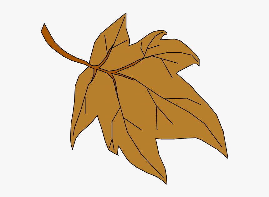 Fall Leaf Svg Clip Arts - Brown Fall Leaves Clip Art, HD Png Download, Free Download