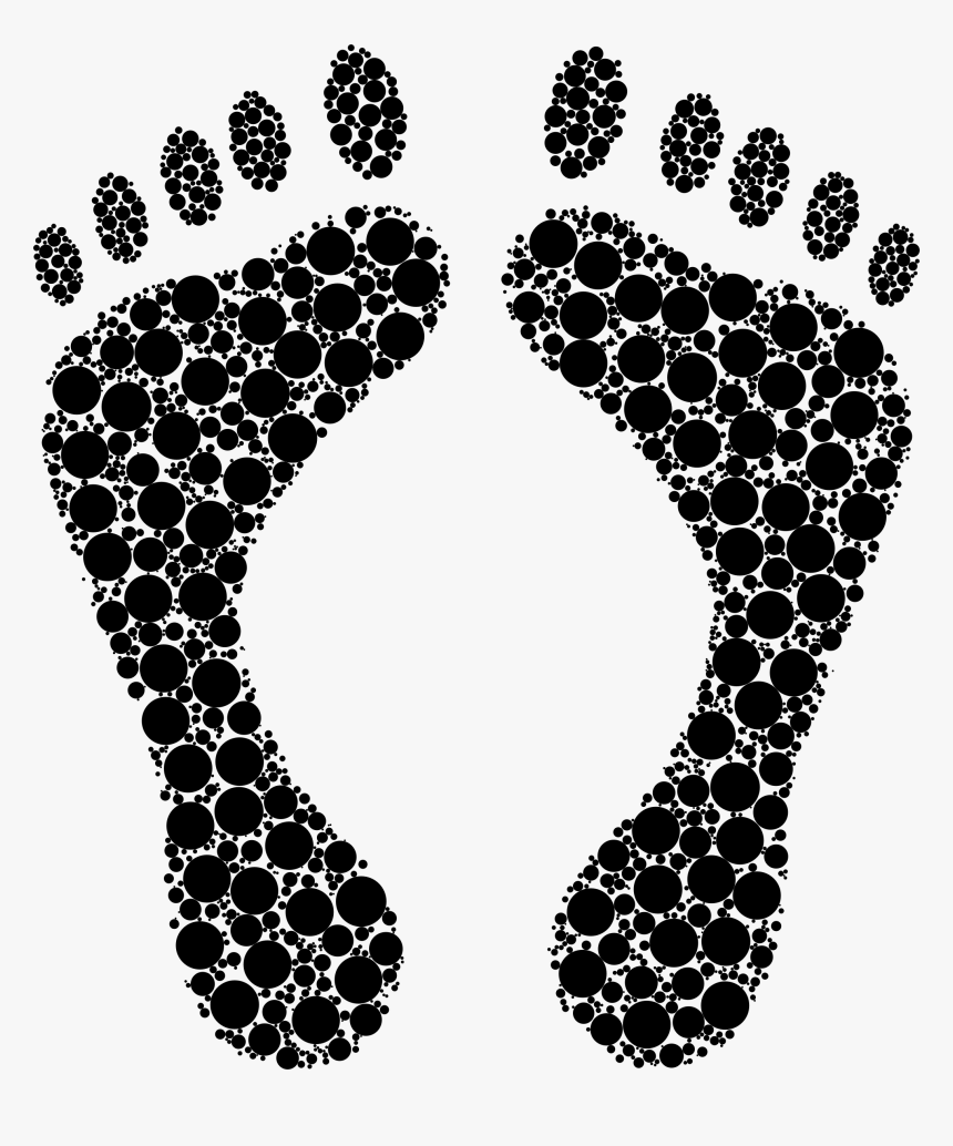 Transparent Footprint Clipart - Footprints Silhouette Png, Png Download, Free Download