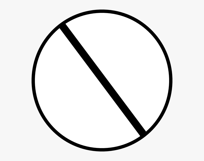 Crossed Out Png - Black Crossed Out Circle, Transparent Png, Free Download