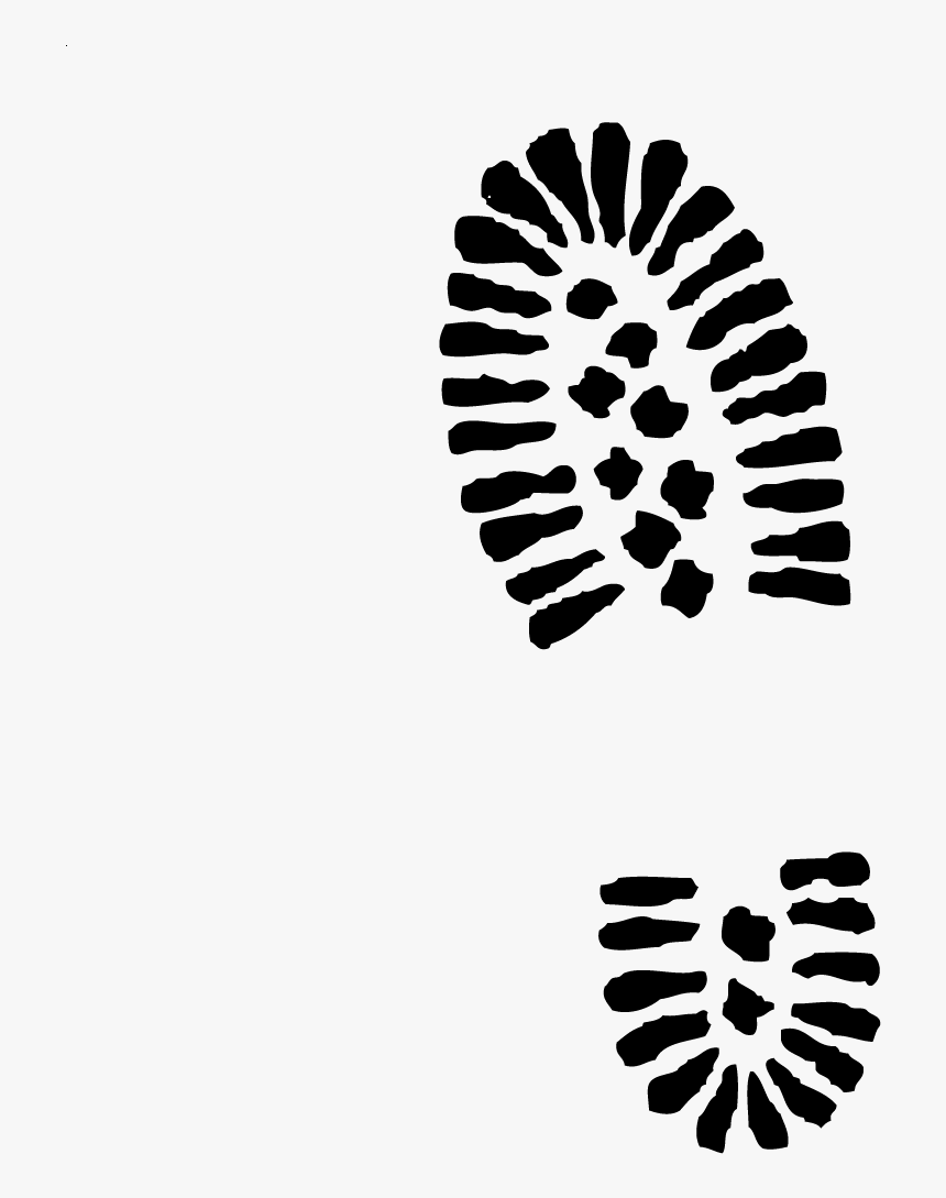 Footprint Clipart Army Boot Pencil And In Color Vintage - Boot Footprints, HD Png Download, Free Download