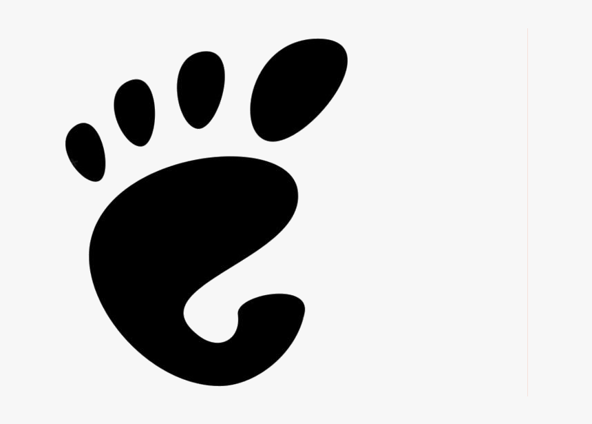 Human Footprint Png Logo - Minimal Gnome Desktop, Transparent Png, Free Download