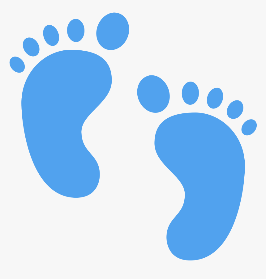 Footprints Clipart Laxmi - Baby Footprints Transparent Background, HD Png Download, Free Download