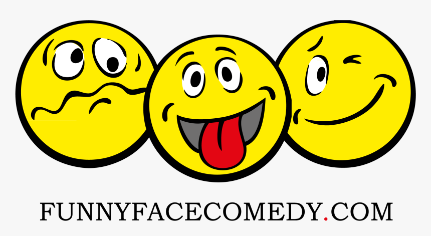 Funny Face Comedy - Funny Smiley Faces Cartoon, HD Png Download, Free Download