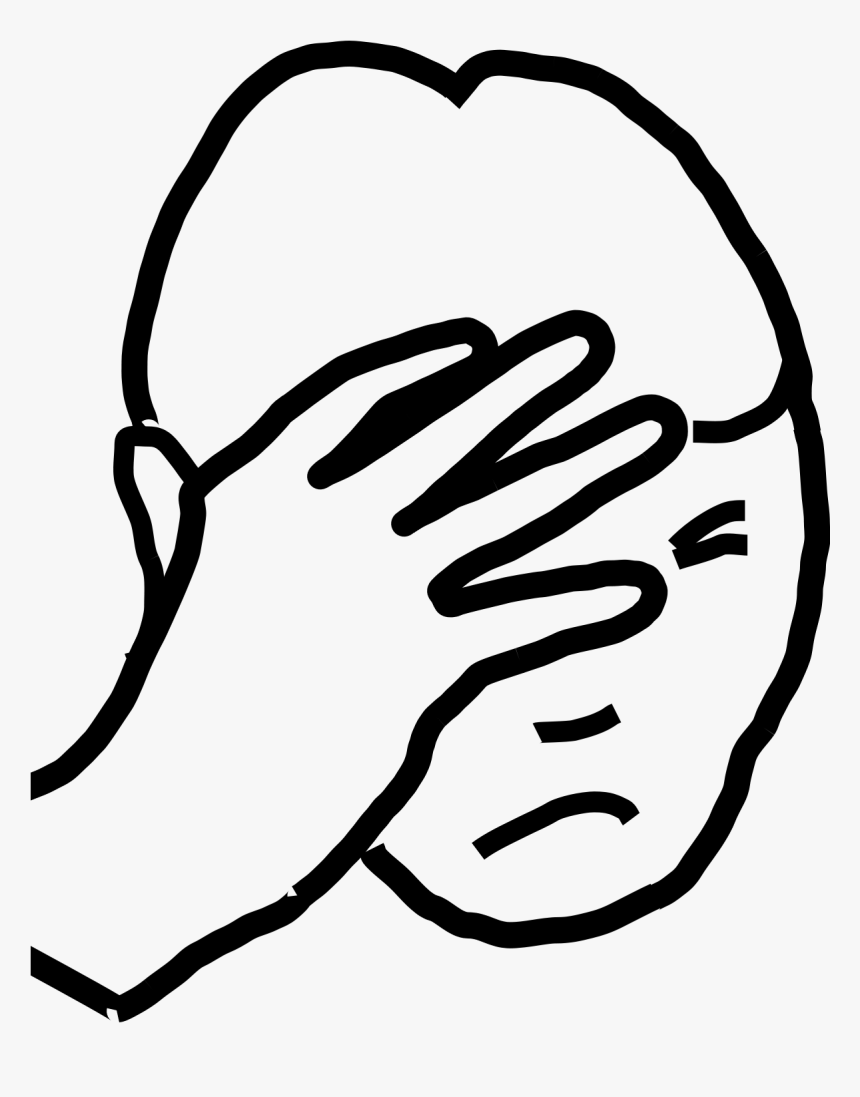 Facepalm - Facepalm Meme Svg, HD Png Download, Free Download