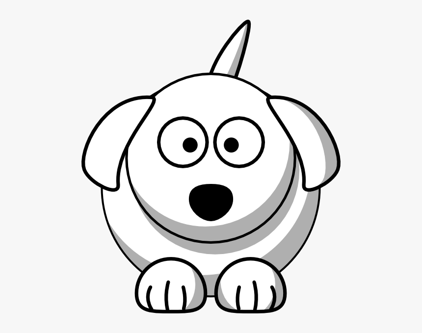 Funny Face Png Transparent Stock Black And White Huge - Black And White Dog Clip Art, Png Download, Free Download