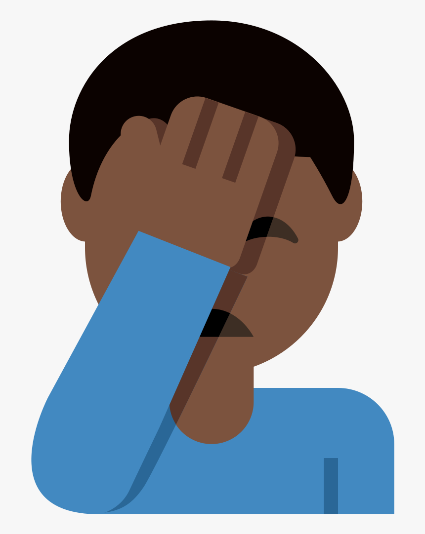 Male Facepalm Ecosia Filetwemoji Emoji Facepalm Png Transparent Png Kindpng