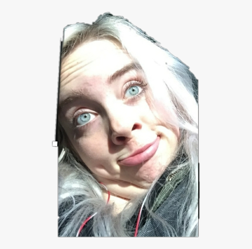 #funny #funnyface #xd #billieeilish #billie #eilish - Billie Eilish Funny Face, HD Png Download, Free Download