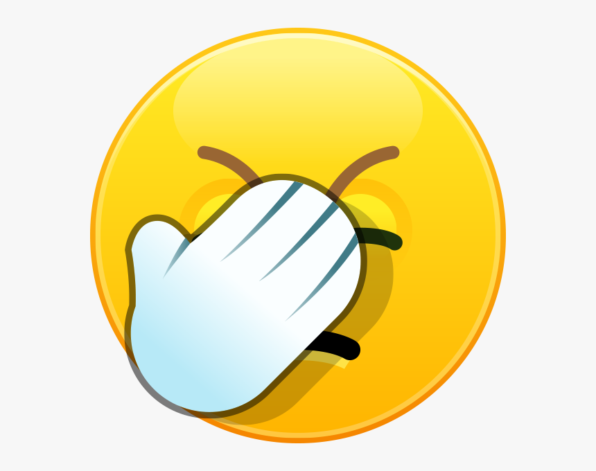 Clip Art Emoticon Smiley Transprent - Transparent Background Facepalm Emoji Png