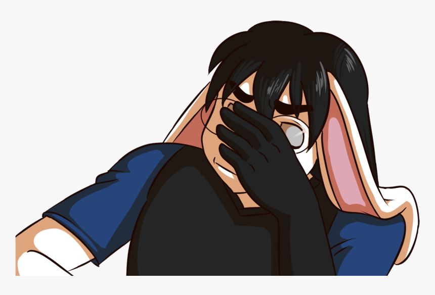 Facepalm By Caramel-kitteh - Cartoon, HD Png Download, Free Download