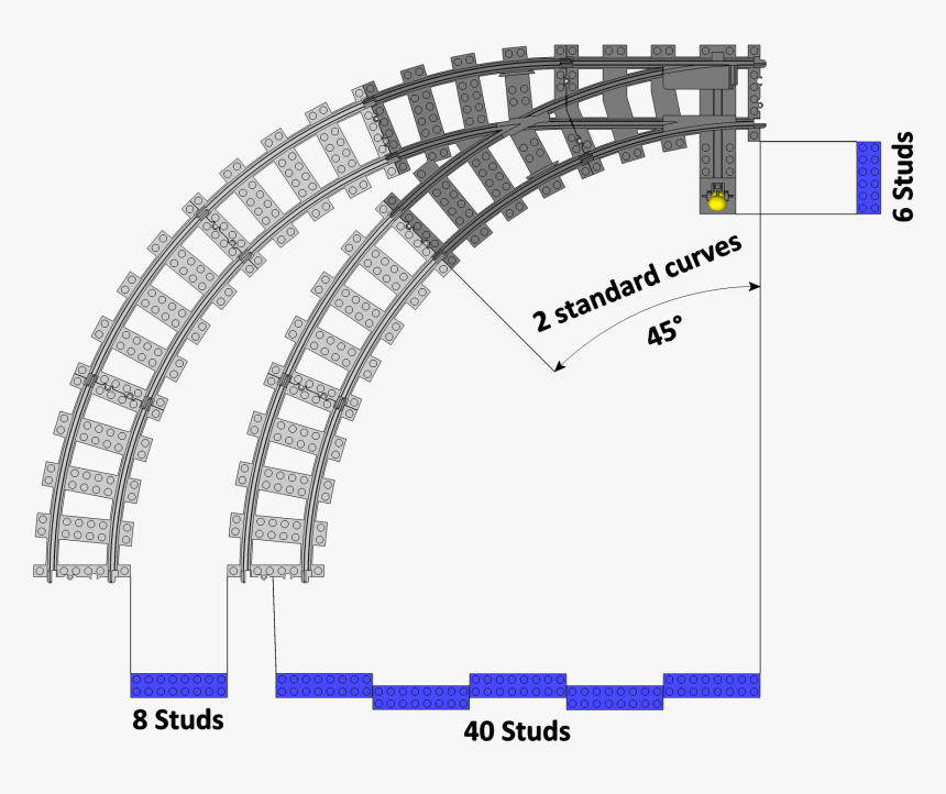 Curved Switch Dimensions Top - Vector Graphics, HD Png Download, Free Download