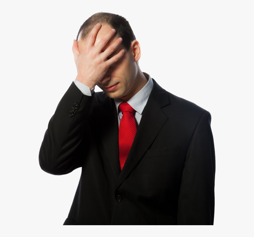 Facepalm Businessman, HD Png Download, Free Download