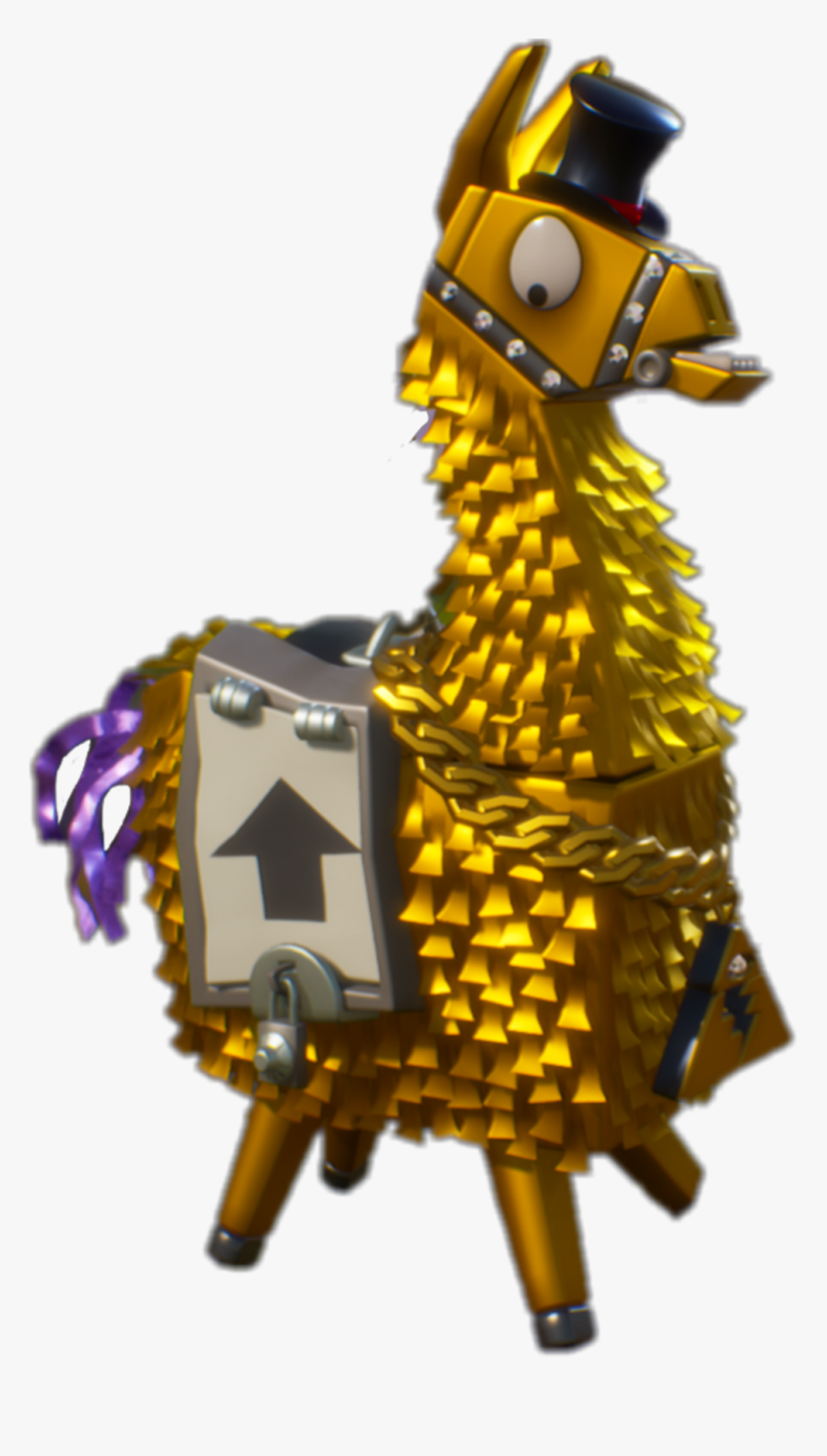 Fortnite Llama Fortnitestw Stw Savetheworld Golden - Fortnite Gold Llama Png, Transparent Png, Free Download