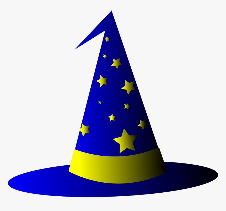 Wizard Hat, Sorcerer Hat, Magic, Wizard, Sorcerer - Wizard Hat Transparent Background, HD Png Download, Free Download