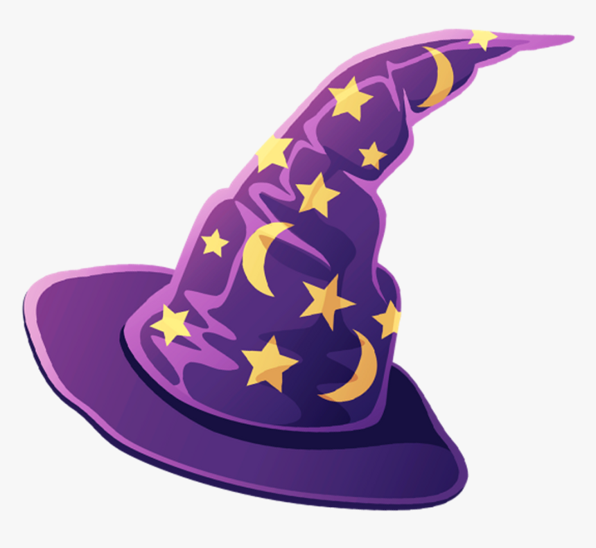 Hat Witch Wizard Halloween Ftestickers Clipart , Png - Witch Hat Png, Transparent Png, Free Download