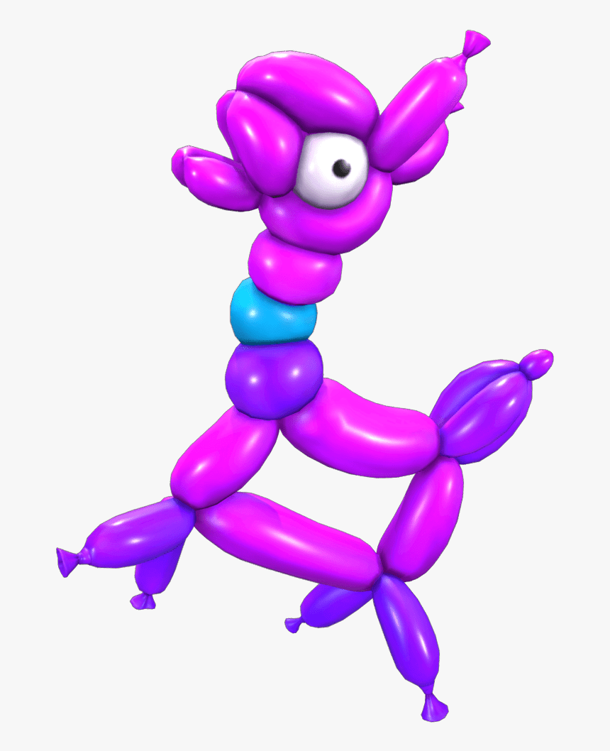 Balloon Llama Back Bling - Cartoon, HD Png Download, Free Download