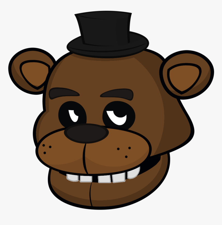 Freddy Fazbear Face Png , Png Download - Freddy Fazbear Head Drawing, Trans...