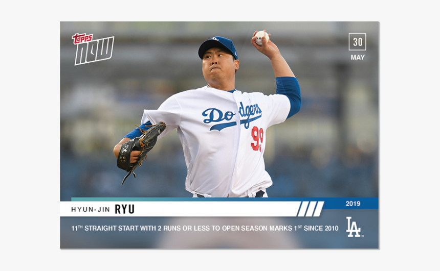 Hyun Jin Ryu - Los Angeles Dodgers, HD Png Download, Free Download