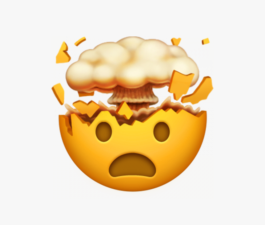 The New Emojis Coming To Your Iphone - New Head Exploding Emoji, HD Png Download, Free Download