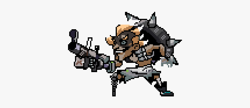 Overwatch Junkrat Pixel Spray, HD Png Download, Free Download