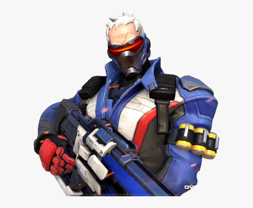 Overwatch Soldier 76 Png - Overwatch Soldier 76, Transparent Png, Free Download
